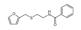 Benzamide, N-[2-[(2-furanylmethyl)thio]ethyl] Structure