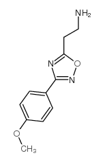 2-[3-(4-METHOXY-PHENYL)-[1,2,4]OXADIAZOL-5-YL]-ETHYLAMINE structure