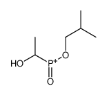 1-hydroxyethyl-(2-methylpropoxy)-oxophosphanium结构式