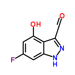 6-Fluoro-4-hydroxy-1H-indazole-3-carbaldehyde图片