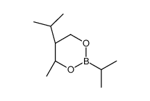 (4S,5R)-4-methyl-2,5-di(propan-2-yl)-1,3,2-dioxaborinane结构式