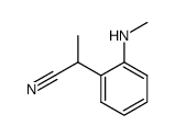 2-(2-methylaminophenyl)propionitrile Structure