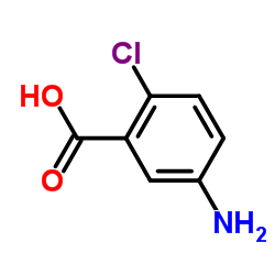 5-氨基-2-氯苯甲酸结构式