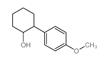 2-(4-methoxyphenyl)cyclohexan-1-ol结构式