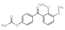 4-ACETOXY-2',3'-DIMETHOXYBENZOPHENONE Structure