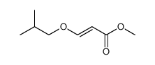 methyl 3-(2-methylpropoxy)prop-2-enoate结构式