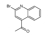 1-(2-Bromo-4-quinolinyl)ethanone Structure