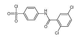 4-[(2,5-dichlorobenzoyl)amino]benzenesulfonyl chloride结构式