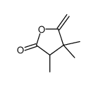 3,4,4-trimethyl-5-methylideneoxolan-2-one结构式