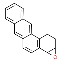 Benzo(6,7)phenanthro(1,2-b)oxirene, 1a,10,11,11a-tetrahydro-, (1aR-cis )- Structure