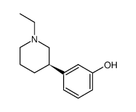 3-((R)-1-Ethyl-piperidin-3-yl)-phenol Structure