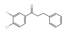 4'-CHLORO-3'-FLUORO-3-PHENYLPROPIOPHENONE structure