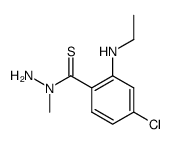 4-Chloro-2-ethylamino-thiobenzoic acid N-methyl-hydrazide Structure