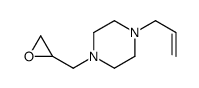 Piperazine, 1-(oxiranylmethyl)-4-(2-propenyl)- (9CI)结构式