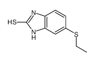 5-ethylsulfanyl-1,3-dihydrobenzimidazole-2-thione结构式
