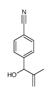 4-(1-hydroxy-2-methylprop-2-enyl)benzonitrile Structure