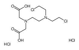 2-[bis(carboxymethyl)azaniumyl]ethyl-bis(2-chloroethyl)azanium,dichloride结构式