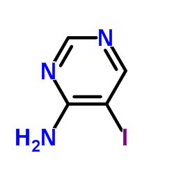 5-Iodopyrimidin-4-amine Structure