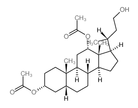 [(3R,5R,8R,9S,10S,12S,13R,14S,17R)-12-acetyloxy-17-[(2R)-4-hydroxybutan-2-yl]-10,13-dimethyl-2,3,4,5,6,7,8,9,11,12,14,15,16,17-tetradecahydro-1H-cyclopenta[a]phenanthren-3-yl] acetate Structure
