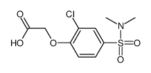 2-[2-chloro-4-(dimethylsulfamoyl)phenoxy]acetic acid结构式