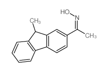 (NZ)-N-[1-(9-methyl-9H-fluoren-2-yl)ethylidene]hydroxylamine structure