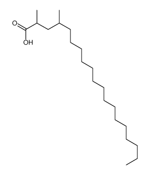 2,4-dimethylnonadecanoic acid Structure