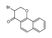 3-溴-2,3-二氢-苯并[h]色烯-4-酮结构式