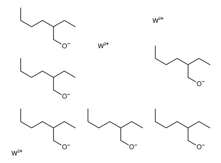 tungsten hexakis(2-ethylhexanolate) Structure