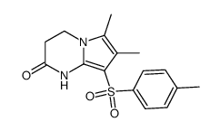 6,7-Dimethyl-8-(p-toluenesulfonyl)-2-oxo-1,2,3,4-tetrahydropyrrolo<1,2-a><1,3>pyrimidine Structure
