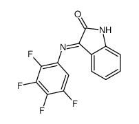 3-(2,3,4,5-tetrafluoroanilino)indol-2-one Structure