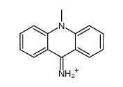 9-amino-10-methylacridinium Structure