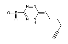 6-methylsulfonyl-N-pent-4-ynyl-1,2,4,5-tetrazin-3-amine Structure