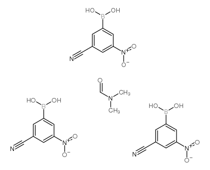 N,N-二甲基甲酰胺三(3-氰基-5-硝基苯基硼酸酯)图片