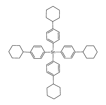 tetrakis(4-cyclohexylphenyl)stannane结构式