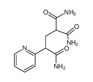 3-[2]pyridyl-propane-1,1,3-tricarboxylic acid triamide Structure