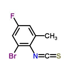 2-Bromo-4-fluoro-6-methylphenylisothiocyanate structure