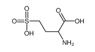 Butyric acid, 2-amino-4-sulfo- Structure