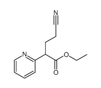 4-cyano-2-[2]pyridyl-butyric acid ethyl ester Structure