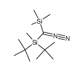 Diazo(di-tert-butylmethylsilyl)(trimethylsilyl)methan结构式