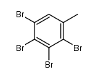 1,2,3,4-四溴-5-甲基苯结构式