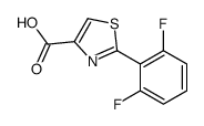 2-(2,6-DIFLUOROPHENYL)THIAZOLE-4-CARBOXYLIC ACID Structure