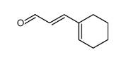 (E)-3-(cyclohex-1-en-1-yl)acrylaldehyde Structure