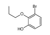 3-Bromo-2-propoxyphenol结构式