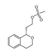 (S)-2-(isochroMan-1-yl)ethyl Methanesulfonate结构式