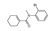 N-(2-bromophenyl)-N-methyl-1-cyclohexene-1-carboxamide Structure