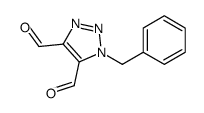 1-benzyltriazole-4,5-dicarbaldehyde Structure