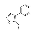 5-ethyl-4-phenyl-isoxazole结构式
