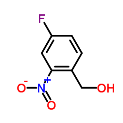 (4-氟-2-硝基苯基)甲醇结构式