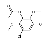 3,5-dichlorosyringol acetate结构式