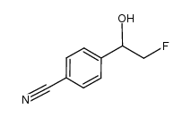 4-[(+/-)-2-fluoro-1-hydroxyethyl]benzonitrile Structure